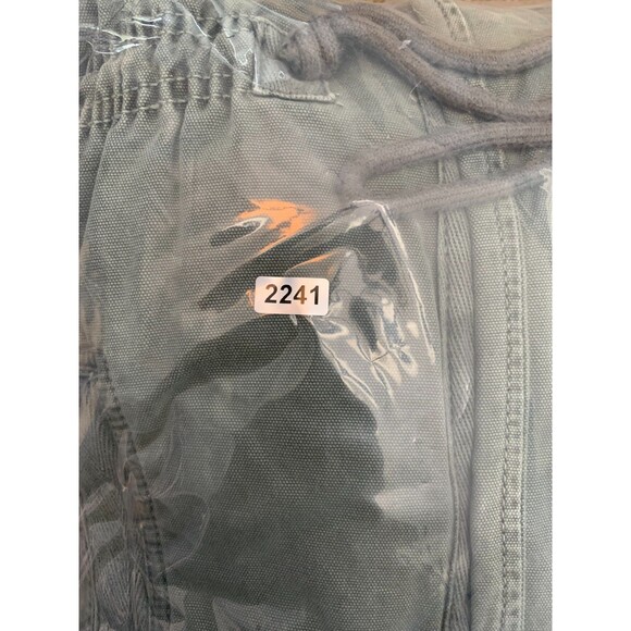 American Eagle Coat Womens M Barn Chore Military Hooded Anorak Parka Faux Fur - Picture 14 of 14